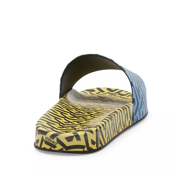 Versace Greca Monogram Flap Sandals - Picture 4 of 7